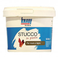 Knauf Stucco in pasta per muro/legno e stucco fine per superfici confezione da 5 kg 
