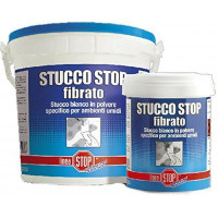 STUCCO STOP FIBRATO BARATTOLO DA  KG 1 DIXI