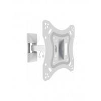Supporto a muro con braccio 28" / 42". bianco.