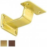 Supporto corrimano quadro in ottone bronzato Machieraldo Gustavo