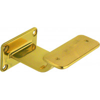 Supporto corrimano piano rettangolare bronzato