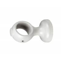 Supporto monoblocco chiuso 5 cm in legno bianco 