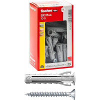 Tasselli con vite SX Plus 10x50 S confezione da 25 Pz