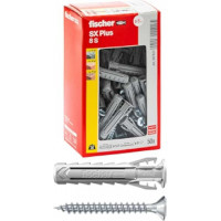 Tasselli con vite SX Plus 8x40 S  confezione da 50 pz 