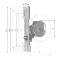 TAPPARELLE AVVOLGITORE MT.4  SENZA PLACCA INTERASSE 145-165 