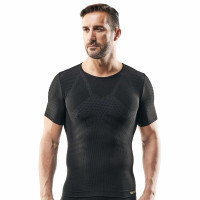 T-SHIRT TERMICA MEZZA MANICA UOMO DRYARN  NERO WRK TAGLIA L/XL