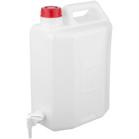 TANICA PLASTICA CON RUBINETTO DA  LT.10