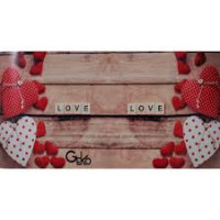 TAPPETO LOVE 57X240 CM STAMPA APPLICABILE 