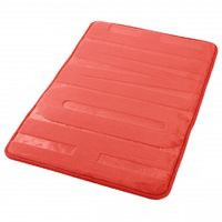 Tappeto bagno in memory rosso 45x75 Idro-Bric
