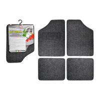 Tappetini per Auto in Moquette da 4 Pezzi - 2 Anteriori + 2 Posteriori Rhutten