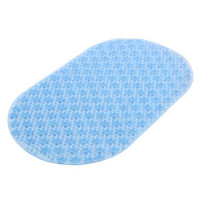 Solid tappeto antiscivolo vasca 69x38,5 cm azzurro trasparente