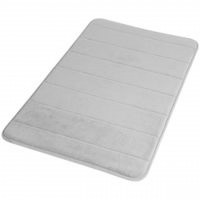 Tappeto in memory foam 40x60 grigio chiaro Idro Bric
