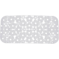 Margherita tappeto antiscivolo vasca 35x72 cm trasparente