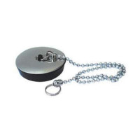 Tappo con catena e placca inox d.52 mm