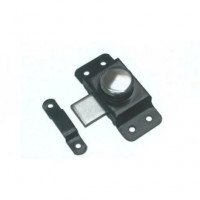 TARGETTES 20MM CONCONTROPIASTRA  ACCIAIO NERO POMOLO ZINCATO 