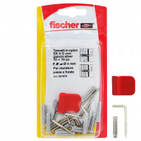 Fischer Tasselli sx blister gancio silver 10pz sx4 g k