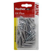 tasselli fischer sx plus diam 10 x 50 mm con vite confezione da  4 pezzi