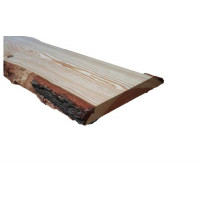tavole con  corteccia  legno douglas 2000 X 310/350X30 mm 