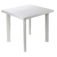 Tavolo Fiocco 75x80 bianco Vuemme