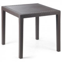 TAVOLO KING 79X79 CM MARRONE