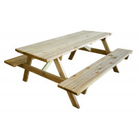 Tavolo pic-nic legno 180x160x70 Biacchi Ettore