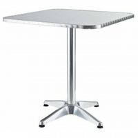 Tavolo quadrato in alluminio 60x60x70 Biacchi Ettore