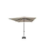 Telo parasole per balcone in PE 76x445 cm grigio