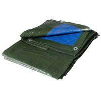 Telo occhiellato blu/verde 4x5 Biacchi Ettore