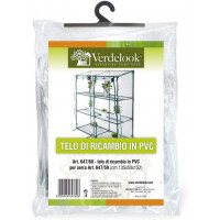 Telo di ricambio Verdelook per serra Rettangolare 3 ripiani  L135xP50xh152cm