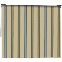 Verdelook mykonos tenda da sole a caduta con catena 2.5x2 m beige e verde 
