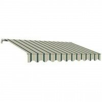 Tenda da sole Panarea beige/verde 3x2 mt Biacchi Ettore