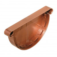 testata unica per canale D.125 mm ramato
