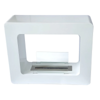 Camino A Bioetanolo Tikal Bianco Da Pavimento 1,7 Lt 47x60x25 cm 
