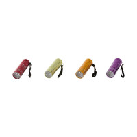 Einhell Torcia tascabile colorata a 9 LED 