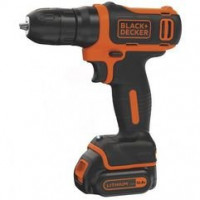 BLACK & DECKER Trapano Avvitatore 10.8V Litio in valigetta con doppia batteria 1,5Ah