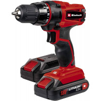 Einhell  Trapano avvitatore a batteria tc-cd 18-2 li 2x1,5 Ah
