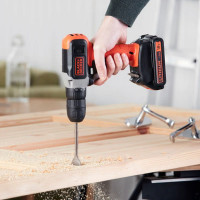 Trapano a batteria avvitatore bcd001c1 18v- 1,5ah black+decker