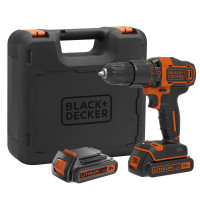 Trapano avvitatore batteria lito 18v con percussione bdchd18k-qw - 1 batteria litio da 1,5 ah
