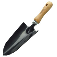 Trapiantatore largo, manico in legno