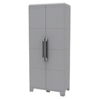 Armadio a 2 ante con 3 ripiani modulabili 78x43,6x184,4 cm Terry 
