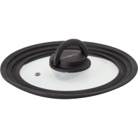 Coperchio Universale Trio in Vetro con Bordo in SiliconeD.20-22-24 cm 