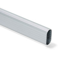 Tubo in ALLUMINIO millerighe  ovale 30X15 mm 2mt 