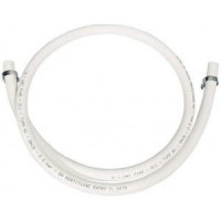 Tubo per gas metano idrobric, 150 cm, diametro 13 mm, con fascette