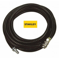Tubo in gomma stanley 6x11 mm da 10 metri con attacchi rapidi per compressore