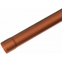 Tubo pluviale ramato d.80-mt 1 Edil Plast