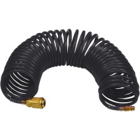Tubo per aria compressa Stanley spiralato con attacco  baionetta  6x8mm 15 mt 