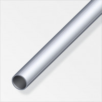 Tubo Tondo Alfer Aluminium 19,5x1,5 mm, Lunghezza 1m, Naturale
