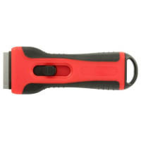 Raschietto abs con grip lama retrattile + 4lame Oreca new