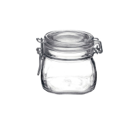VASO IN  VETRO  FIDO  ERMETICO TRASPARENTE 0.5LT