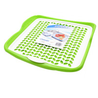 Tontarelli Vassoio Scolatutto Aqua 39x39xh6cm - Panna e Verde 
